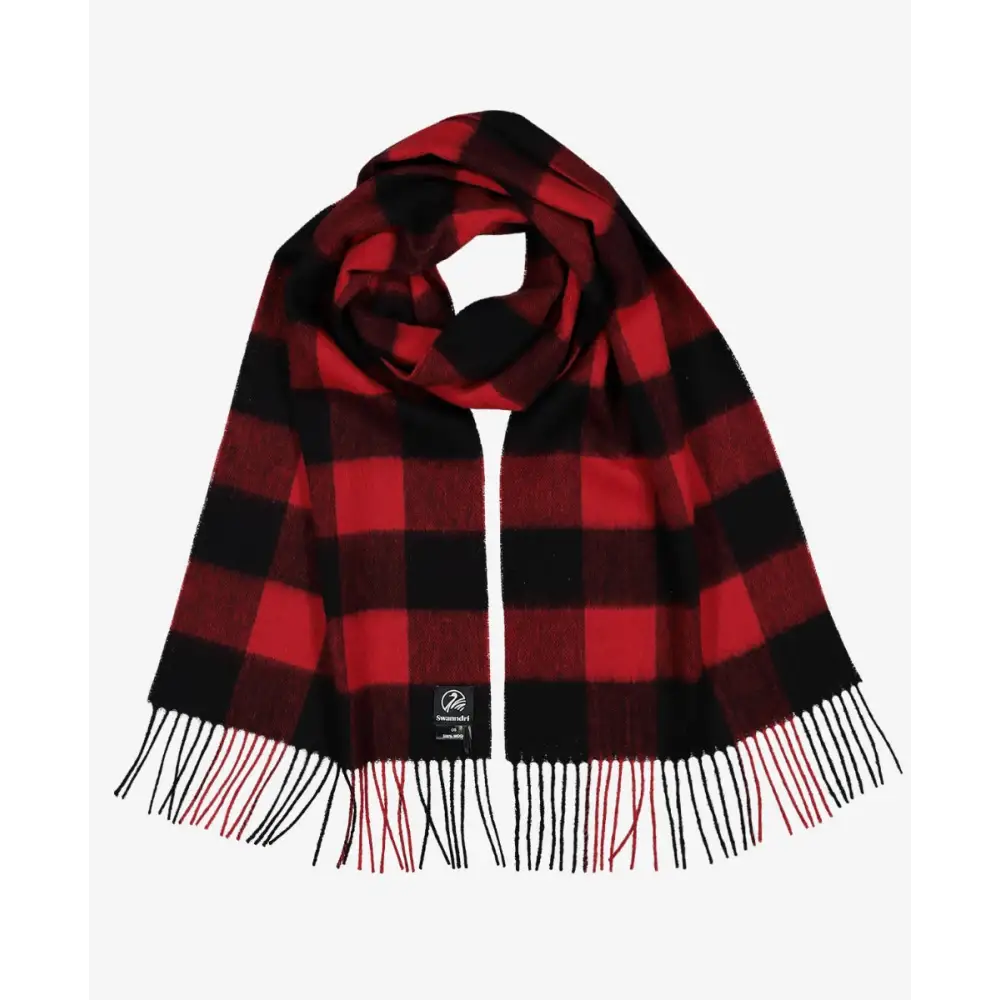 The Scarfie Red Black - OSFA / RED/BLACK CHECK - CLOTHING