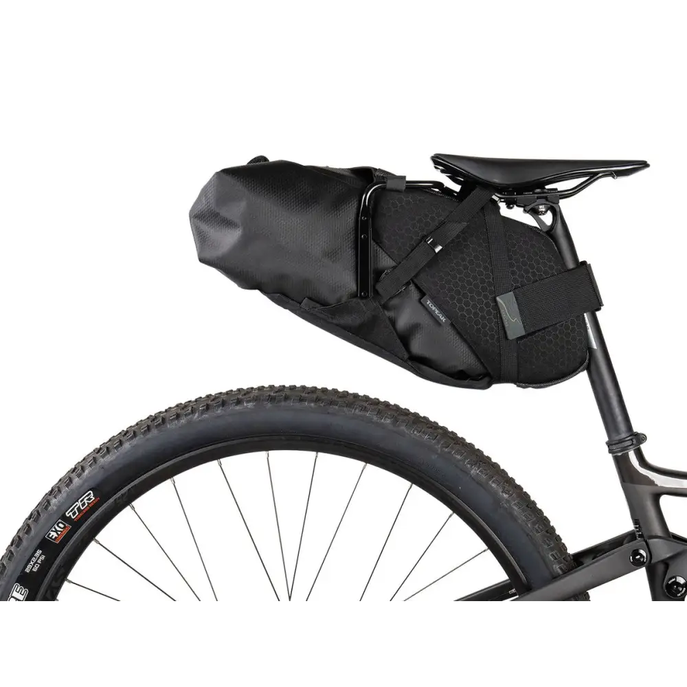 Topeak Backloader X 15L - Topeak Bikepacking Backloader X 15L Black Seatpost mount bag w/ waterproof inner bag