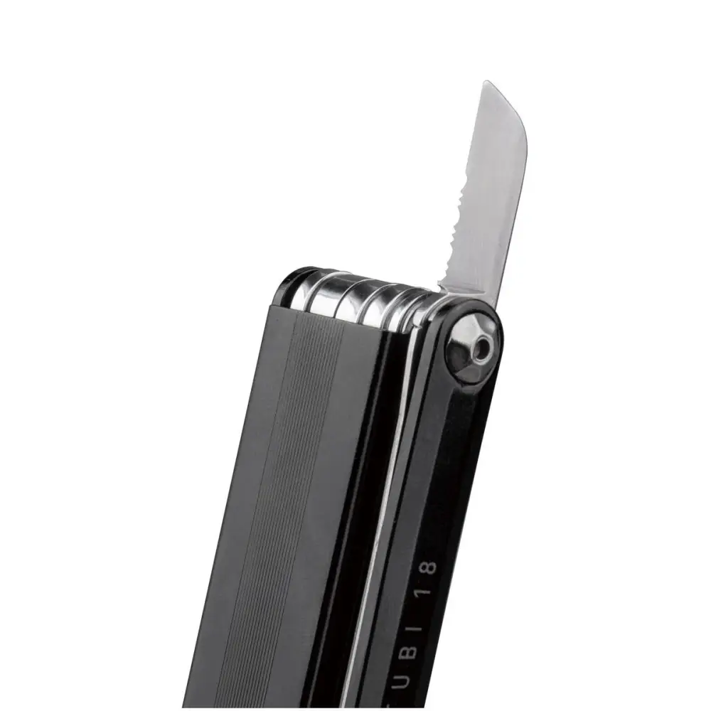 Topeak Multi Tool Tubi - ToolX 18 Functions - Tubi w/ Tubeless Tire Repair 5pcs 3.5mm Plugs w/o Bag Black