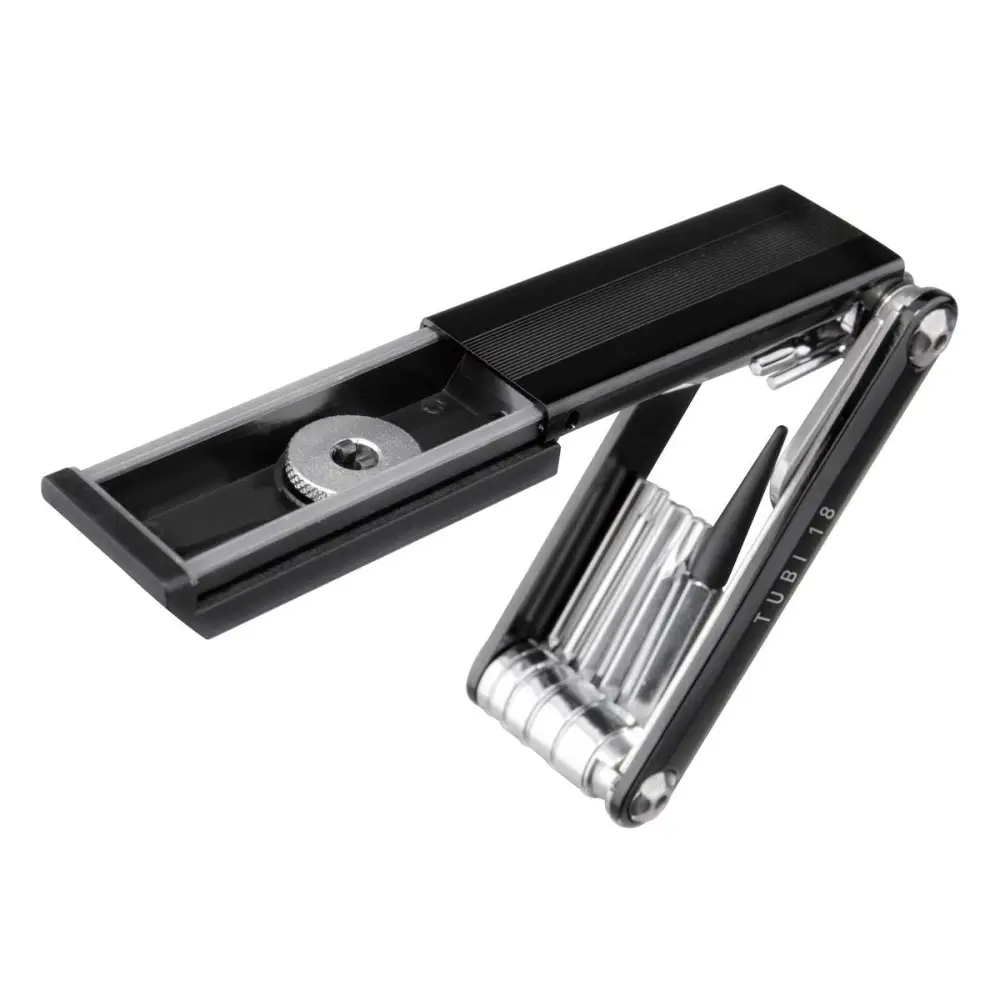 Topeak Multi Tool Tubi - ToolX 18 Functions - Tubi w/ Tubeless Tire Repair 5pcs 3.5mm Plugs w/o Bag Black