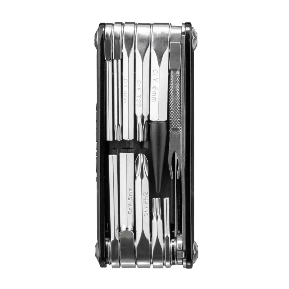 Topeak Multi Tool Tubi - ToolX 18 Functions - Tubi w/ Tubeless Tire Repair 5pcs 3.5mm Plugs w/o Bag Black