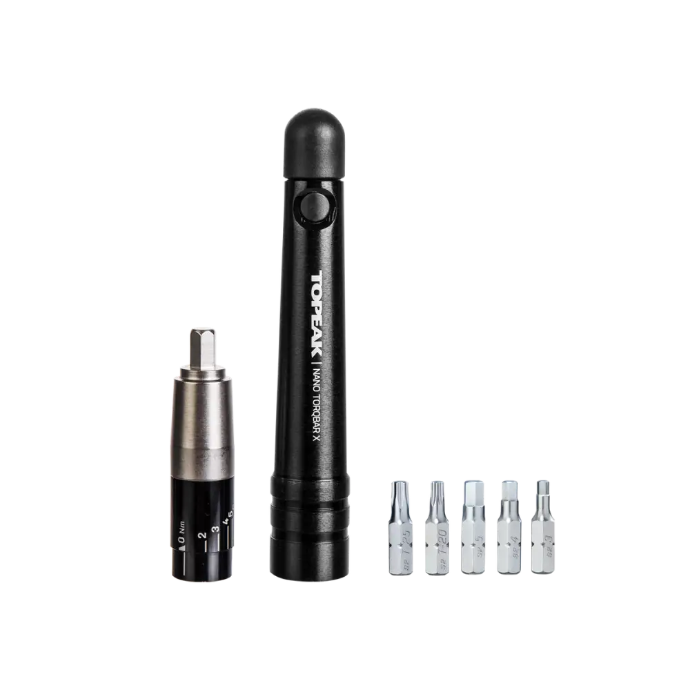 Topeak Nano Torqbar X 2 - 6Nm Adjustable - Topeak Workshop Tool Nano Torqbar X 2 - 6nm 11 Functions