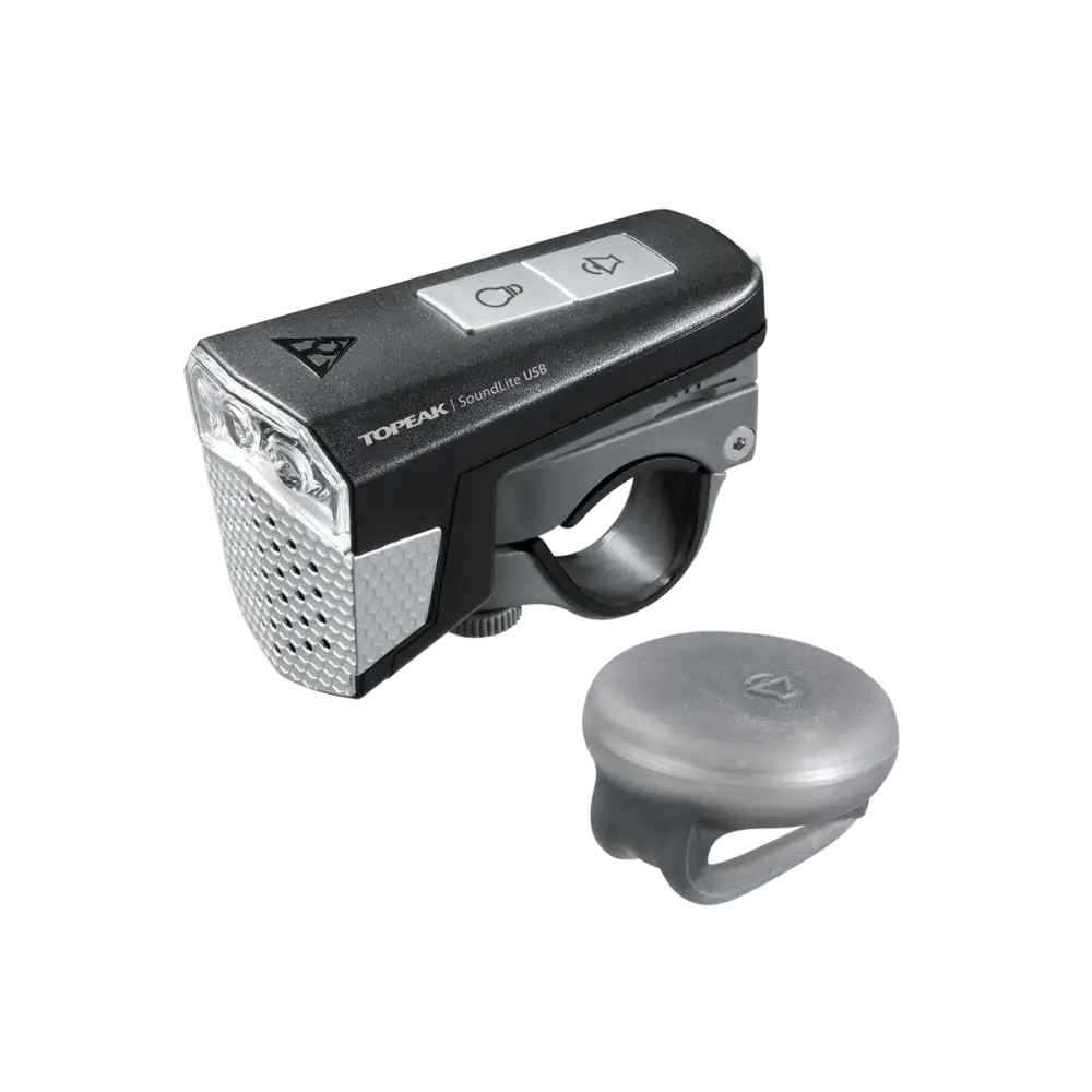 Topeak Light & Horn Soundlite USB 70 Lumens