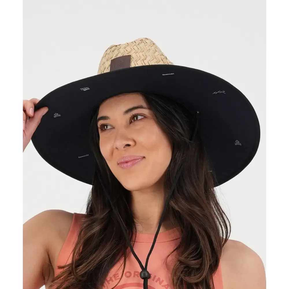 Whangamata Straw Hat Nvy - NAVY - CLOTHING