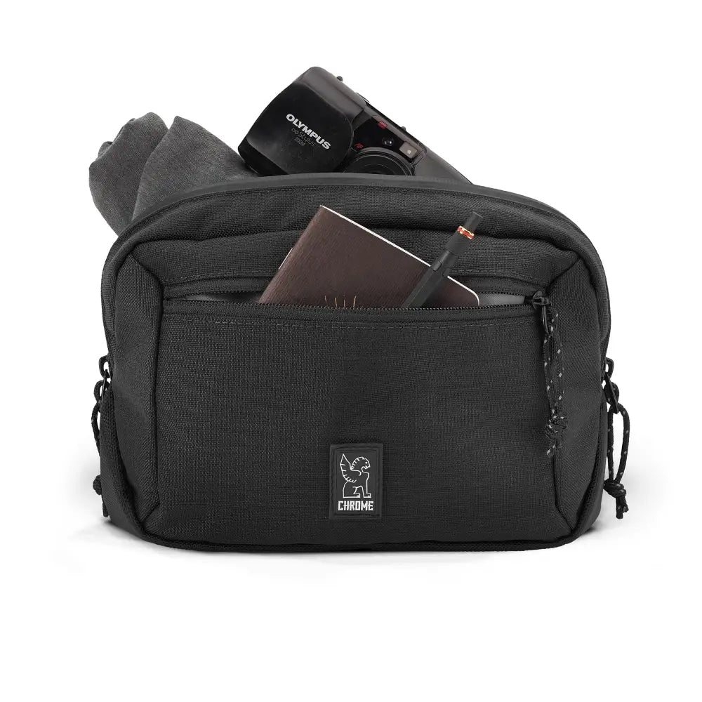 Ziptop Waistpack Black. Super useful on-the-go waistpack, aka fanny pack, which doubles as a sling for your phone, keys, wallet and more. Get where you're going in crazy style.