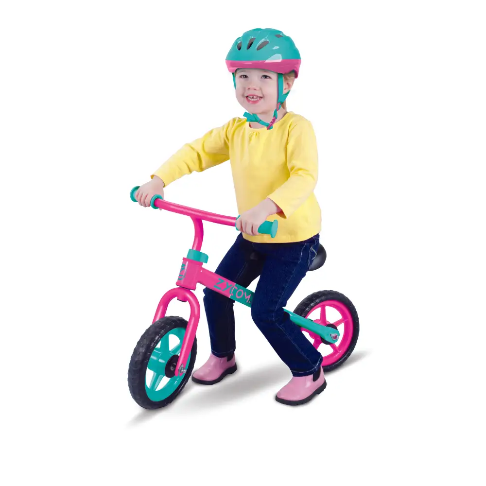Zycom Balance Bike with Helmet Pink