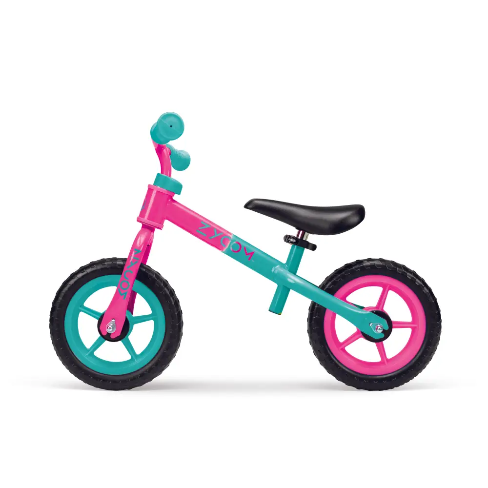 Zycom Balance Bike with Helmet Pink Fun Adjustable Kids Balance Bike for Ages 18 36 Months